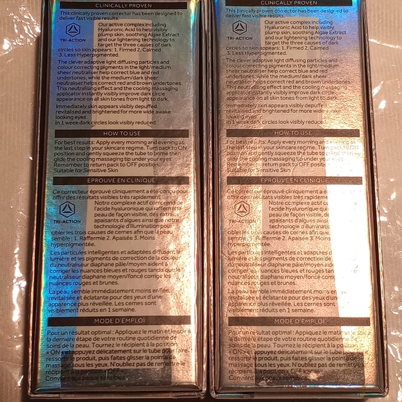 No7 Laboratories Dark Circle Corrector, medium/dark sheer - 15ml EachX2. - Picture 2 of 3